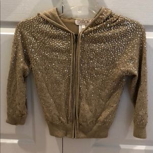LaRok Cashmere Sequin Hoodie